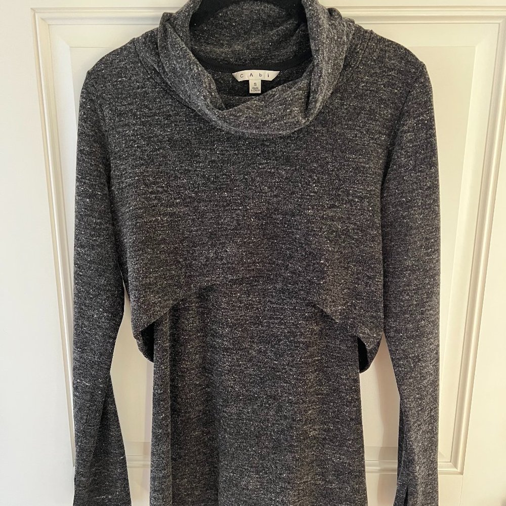 CAbi Two Piece Glee Cowl Neck Sweater and Racerback Tank Top